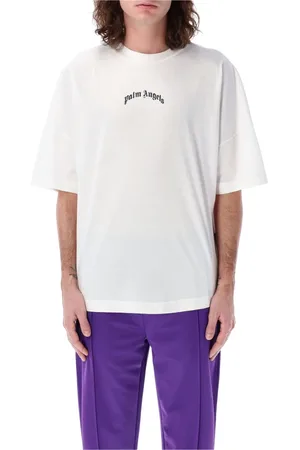 Palm Angels Hombre, Camisetas, Blanco, Talla: S