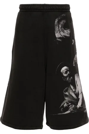 OFF-WHITE Hombre, Pantalones cortos, Gris, Talla: L