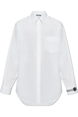 Moschino Hombre, Camisas, Blanco, Talla: L