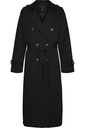 VERO MODA Mujer, Abrigos, Negro, Talla: S