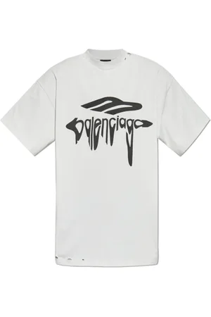 Balenciaga Hombre, Camisetas, Gris, Talla: L