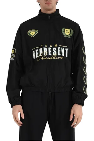 Represent Hombre, Chaquetas, Negro, Talla: M