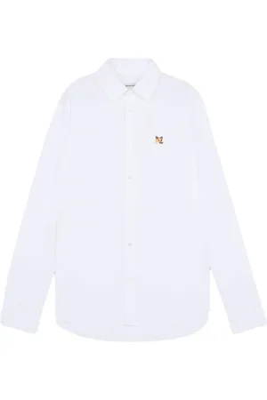 Maison Kitsuné Hombre, Camisas, Blanco, Talla: M