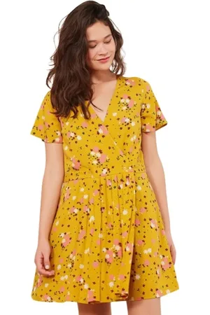 Des Petits Hauts Mujer, Vestidos, Amarillo, Talla: L