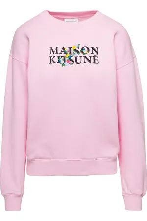 Maison Kitsuné Mujer, Sudaderas, Rosa, Talla: L