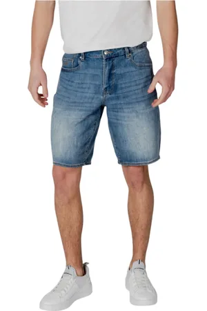 Armani Exchange Hombre, Pantalones cortos, Azul, Talla: W30