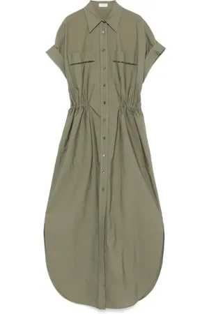 Brunello Cucinelli Mujer, Vestidos, Verde, Talla: M