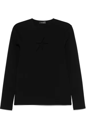 MUGLER Hombre, Camisetas, Negro, Talla: M