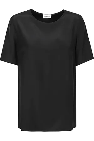 P.A.R.O.S.H. Mujer, Camisetas, Negro, Talla: M