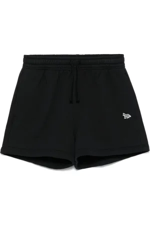 Maison Kitsuné Mujer, Pantalones cortos, Negro, Talla: S