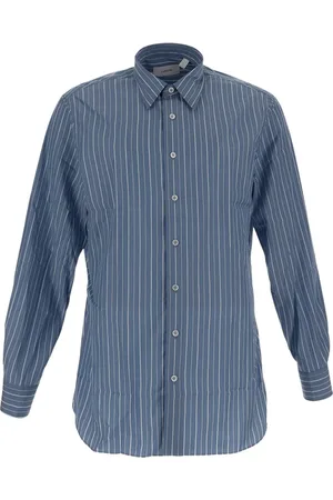 LARDINI Hombre, Camisas, Azul, Talla: L