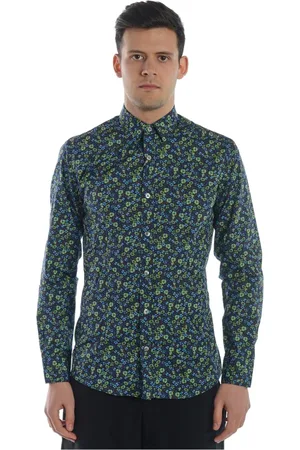 D.A. Daniele Alessandrini Hombre, Camisas, Azul, Talla: M