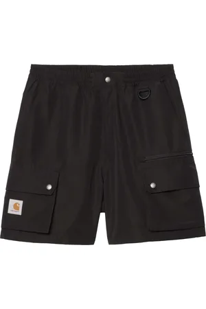 Carhartt Hombre, Pantalones cortos, Negro, Talla: S