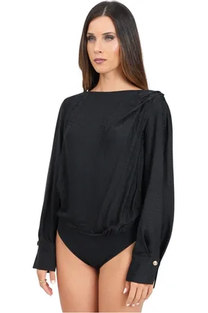 Elisabetta Franchi Mujer, Camisetas, Negro, Talla: S
