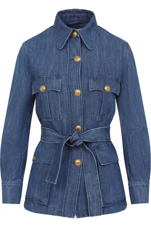 VALENTINO Mujer, Chaquetas, Azul, Talla: M