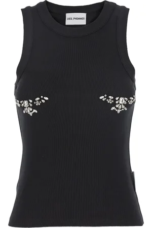 Des Phemmes Mujer, Camisetas, Negro, Talla: XS
