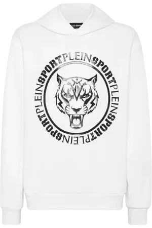 Philipp Plein Hombre, Sudaderas, Blanco, Talla: L