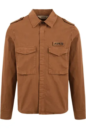 Aspesi Hombre, Chaquetas, Marrón, Talla: L