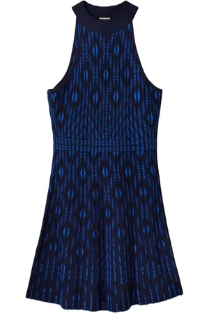 Desigual Mujer, Vestidos, Azul, Talla: L