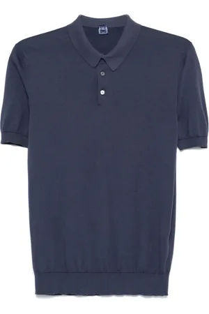FEDELI Hombre, Camisetas, Azul, Talla: M