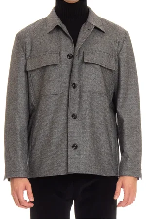 LARDINI Hombre, Chaquetas, Gris, Talla: S