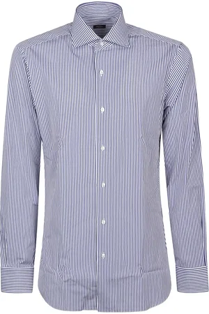 BARBA Hombre, Camisas, Azul, Talla: XL