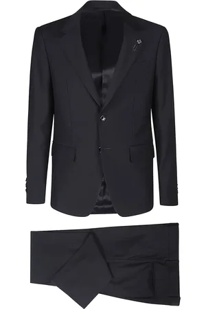 LARDINI Hombre, Trajes, Negro, Talla: M