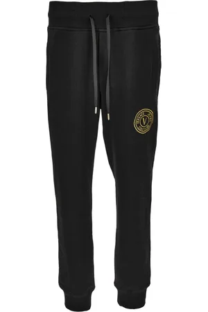 VERSACE Hombre, Pantalones, Negro, Talla: S