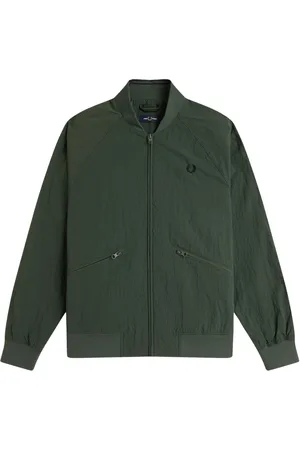 Fred Perry Hombre, Chaquetas, Verde, Talla: M