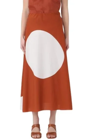 LIVIANA CONTI Mujer, Faldas, Naranja, Talla: S