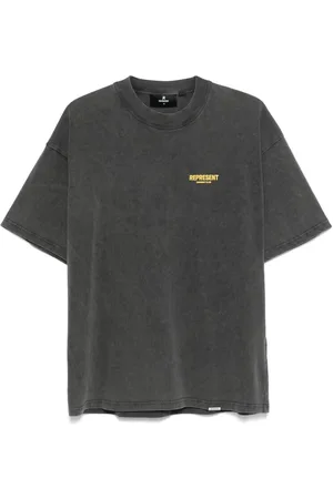 Represent Hombre, Camisetas, Gris, Talla: M