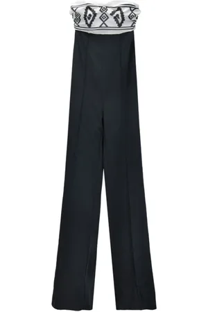 Elisabetta Franchi Mujer, Pantalones, Negro, Talla: S