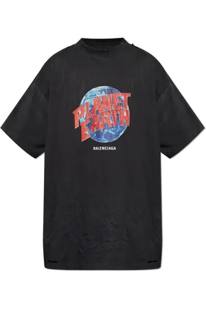 Balenciaga Hombre, Camisetas, Negro, Talla: L