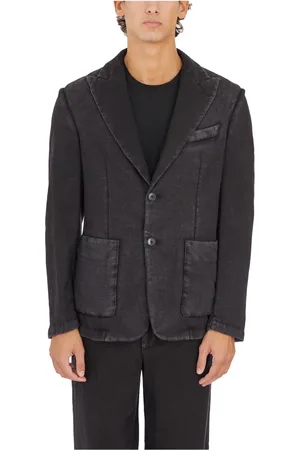 BARENA Hombre, Chaquetas, Negro, Talla: M