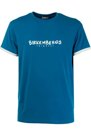 Bikkembergs Hombre, Camisetas, Azul, Talla: M