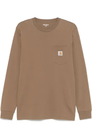 Carhartt Hombre, Camisetas, Marrón, Talla: S