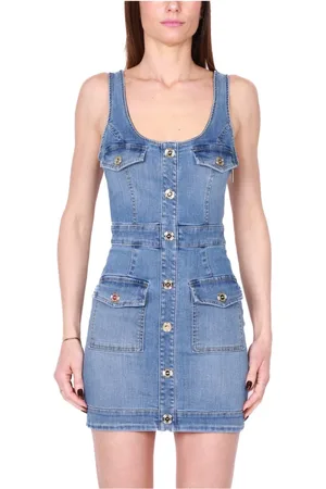 Elisabetta Franchi Mujer, Vestidos, Azul, Talla: L
