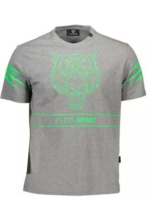 Philipp Plein Hombre, Camisetas, Gris, Talla: M