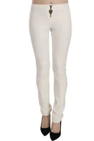 Roberto Cavalli Mujer, Pantalones, Blanco, Talla: S
