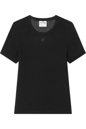 Courrèges Mujer, Camisetas, Negro, Talla: S