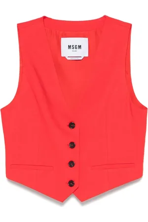 Msgm Mujer, Chaquetas, Rojo, Talla: M