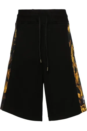 VERSACE Hombre, Pantalones cortos, Negro, Talla: S