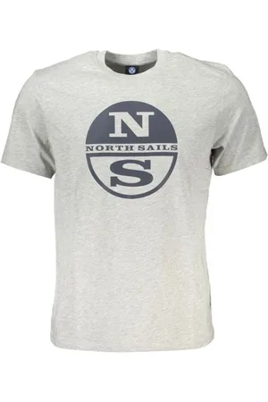 North Sails Hombre, Camisetas, Gris, Talla: M