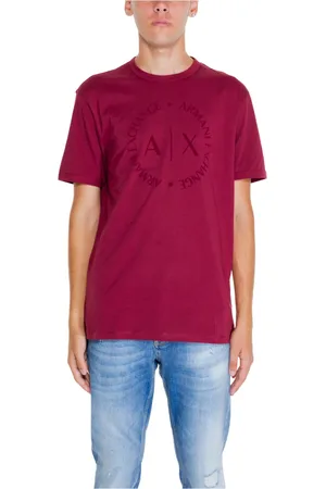 Armani Exchange Hombre, Camisetas, Rojo, Talla: 2XL