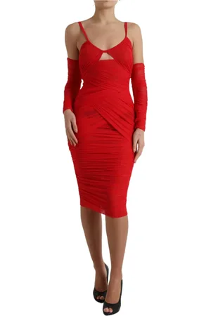 Dolce & Gabbana Mujer, Vestidos, Rojo, Talla: S