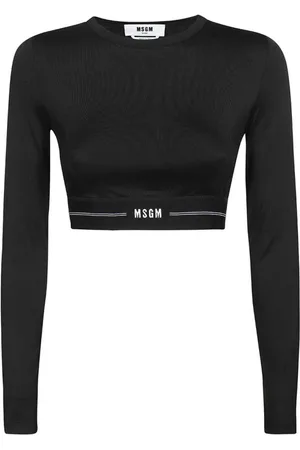 Msgm Mujer, Camisetas, Negro, Talla: L