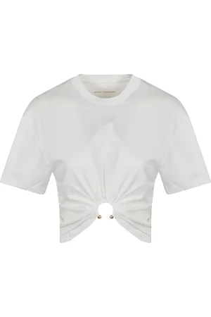 Paco rabanne Mujer, Camisetas, Blanco, Talla: L