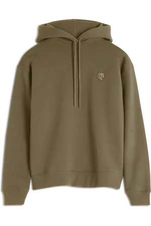 Maison Kitsuné Hombre, Sudaderas, Verde, Talla: L