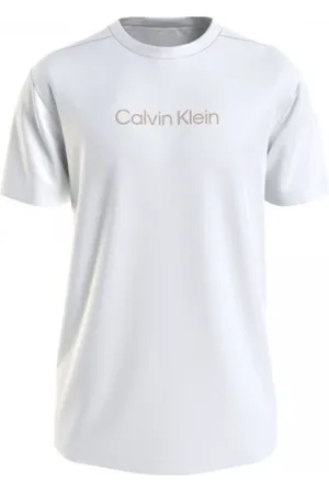 Calvin Klein Hombre, Camisetas, Blanco, Talla: M