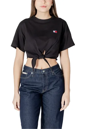 Tommy Hilfiger Mujer, Camisetas, Negro, Talla: XS